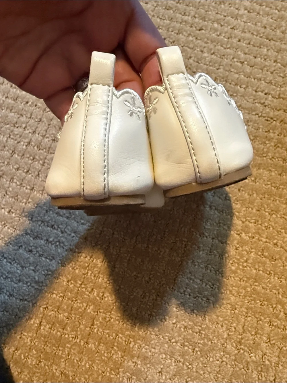 J. Crew leather ballet